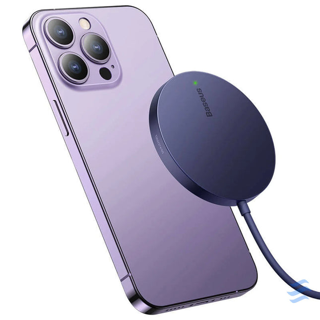 Magnetic Wireless Charger Baseus Simple Mini3 15W (Dusty purple) Wireless chargers