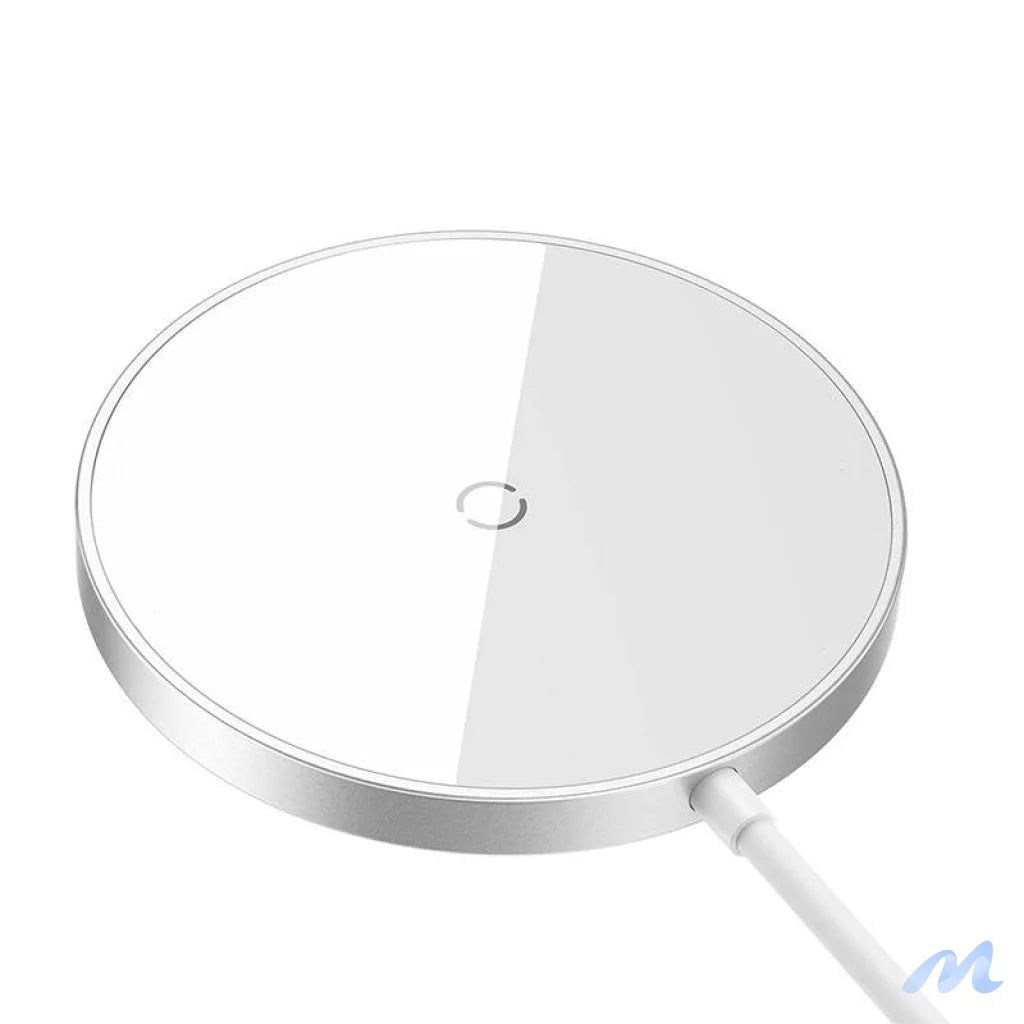 Magnetic Wireless Charger Baseus Simple Mini3 15W (Silver)
