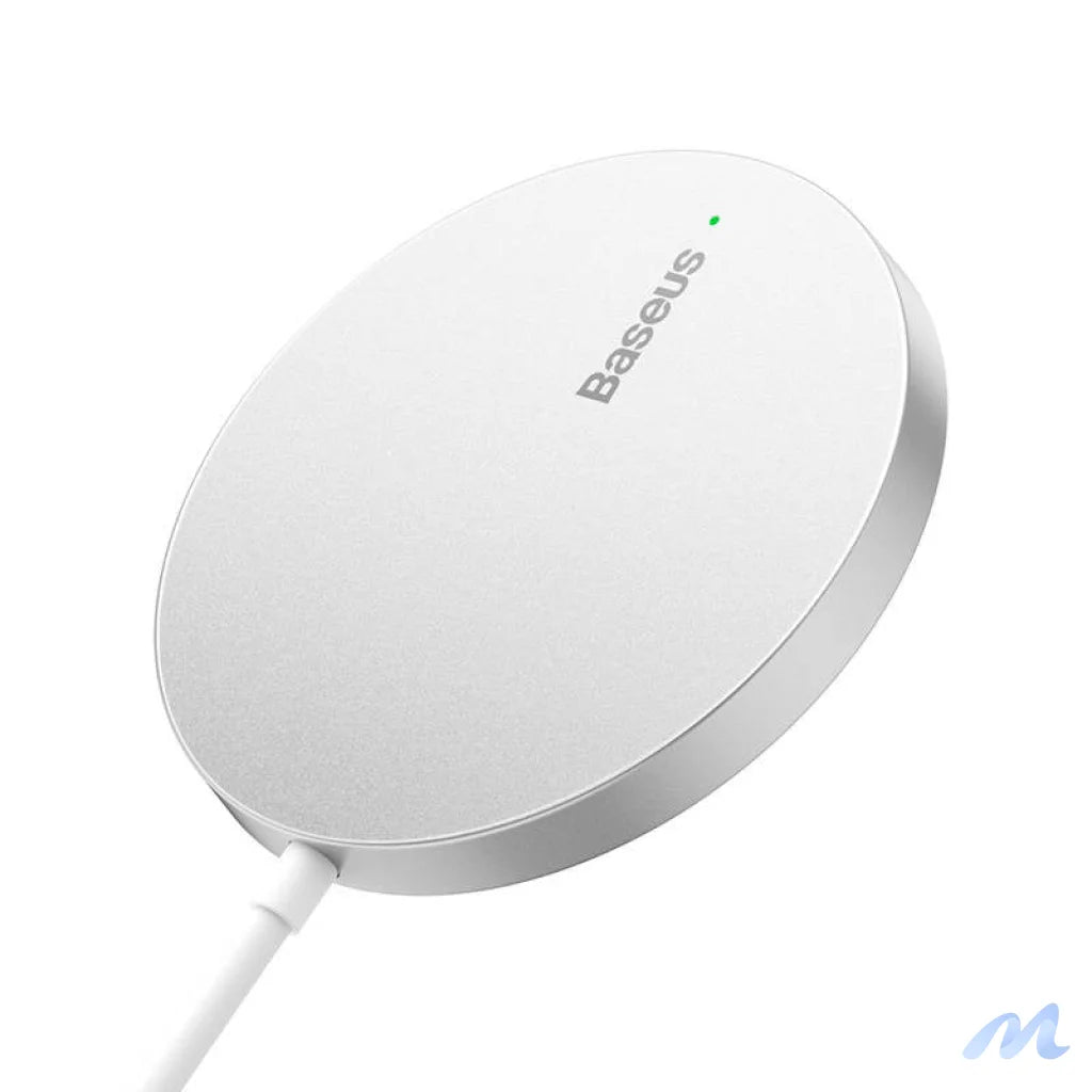 Magnetic Wireless Charger Baseus Simple Mini3 15W (Silver)