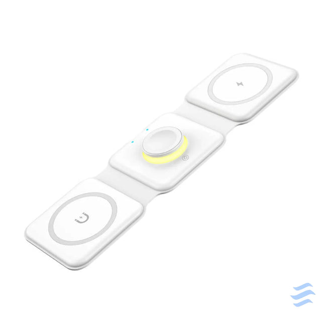 Magnetic wireless charger Essager EWXCX3 NMC02 3w1 15W (white) Wireless chargers