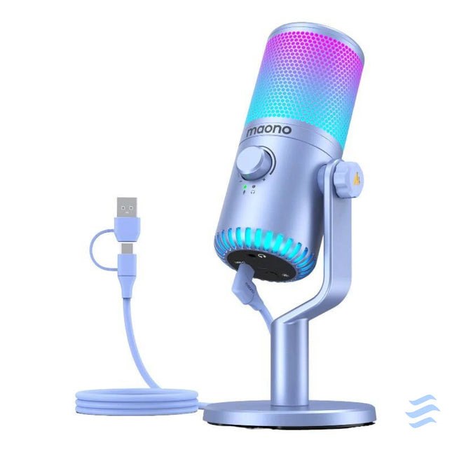 Maono DM30RGB Microphone Purple Microphones