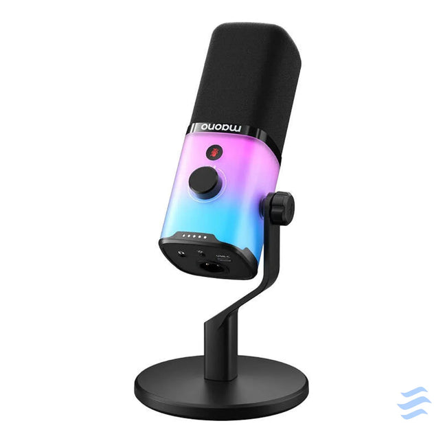 Maono PD100X RGB Microphone Black Microphones