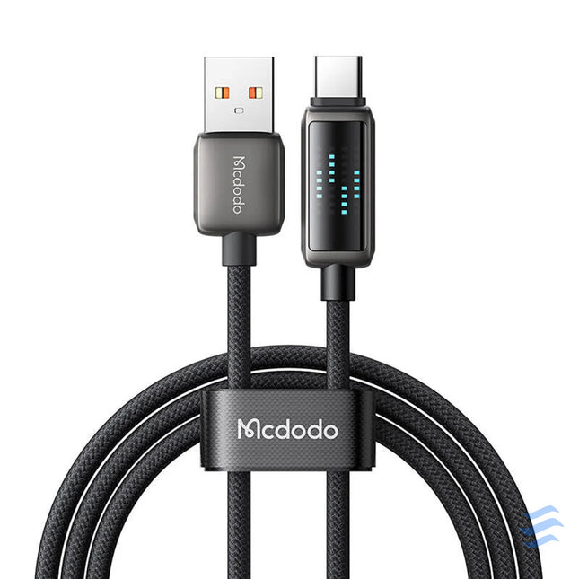 Mcdodo CA 2350 USB A to USB C cable 6A LED display 1.2m USB to USB C