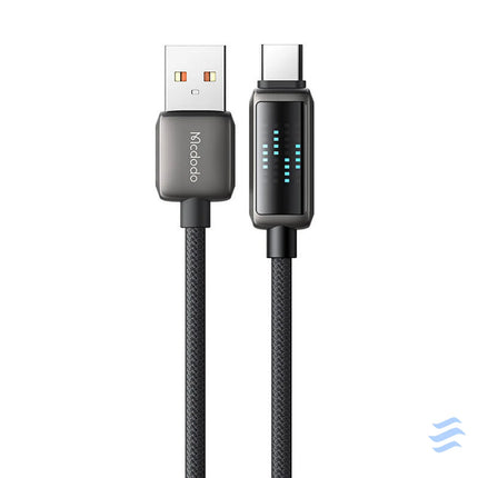 Mcdodo CA 2350 USB A to USB C cable 6A LED display 1.2m USB to USB C