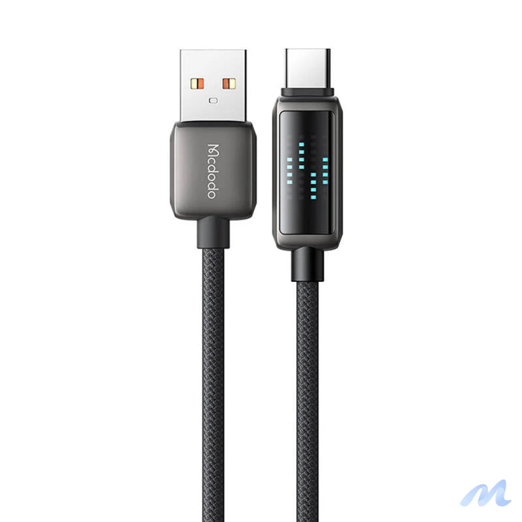 Mcdodo CA-2350 USB-A to USB-C cable, 6A, LED display, 1.2m