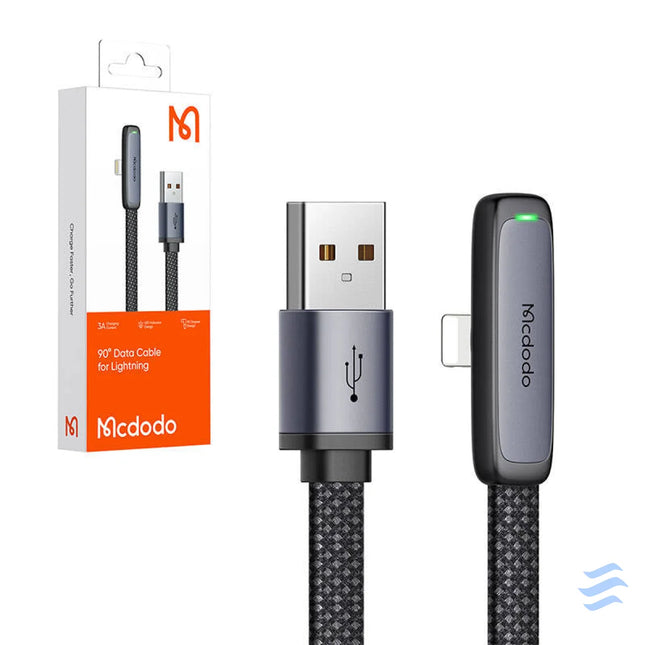 Mcdodo CA 2791 USB to lightning angle cable 1.8m (black) USB to Lightning