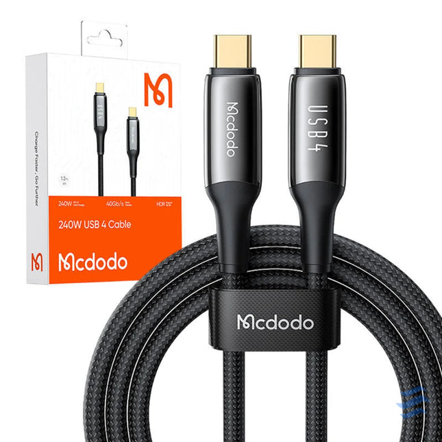 Mcdodo CA 2990 USB C to USB C cable PD 140W 1.2m (black) USB C to USB C