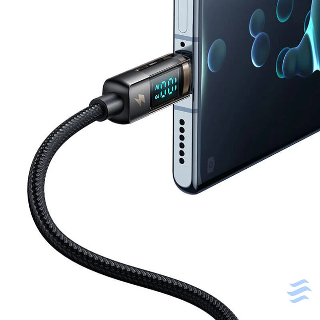 Mcdodo CA 3630 USB A to USB C cable auto power off PD 100W 1.2m (black) USB to USB C