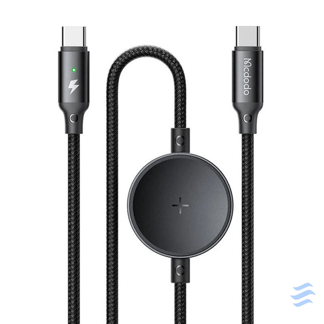 Mcdodo CA 4170 2 in 1 USB C cable + Samsung Watch wireless charger 60W 1.5m Combo Cables