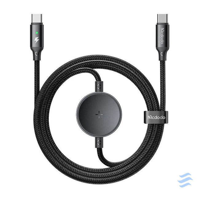 Mcdodo CA 4170 2 in 1 USB C cable + Samsung Watch wireless charger 60W 1.5m Combo Cables