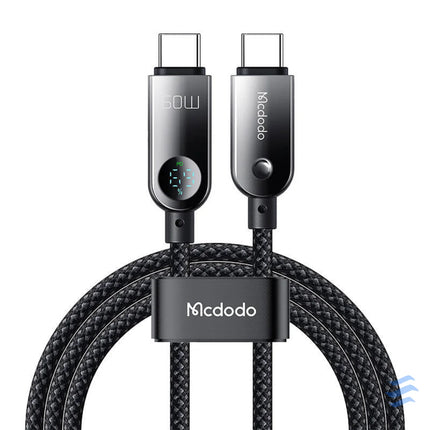 Mcdodo CA 4780 USB C to USB C 60W data cable 1.2m (black) USB C to USB C