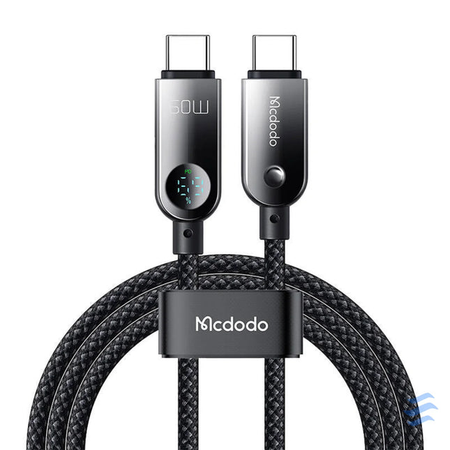 Mcdodo CA 4780 USB C to USB C 60W data cable 1.2m (black) USB C to USB C