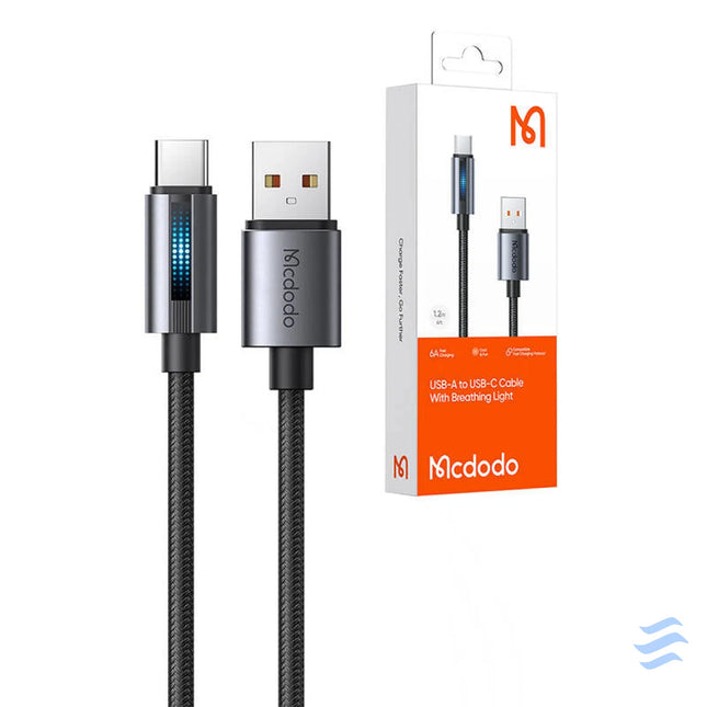 Mcdodo CA 5180 USB A to USB C cable 1.2m (black) USB to USB C