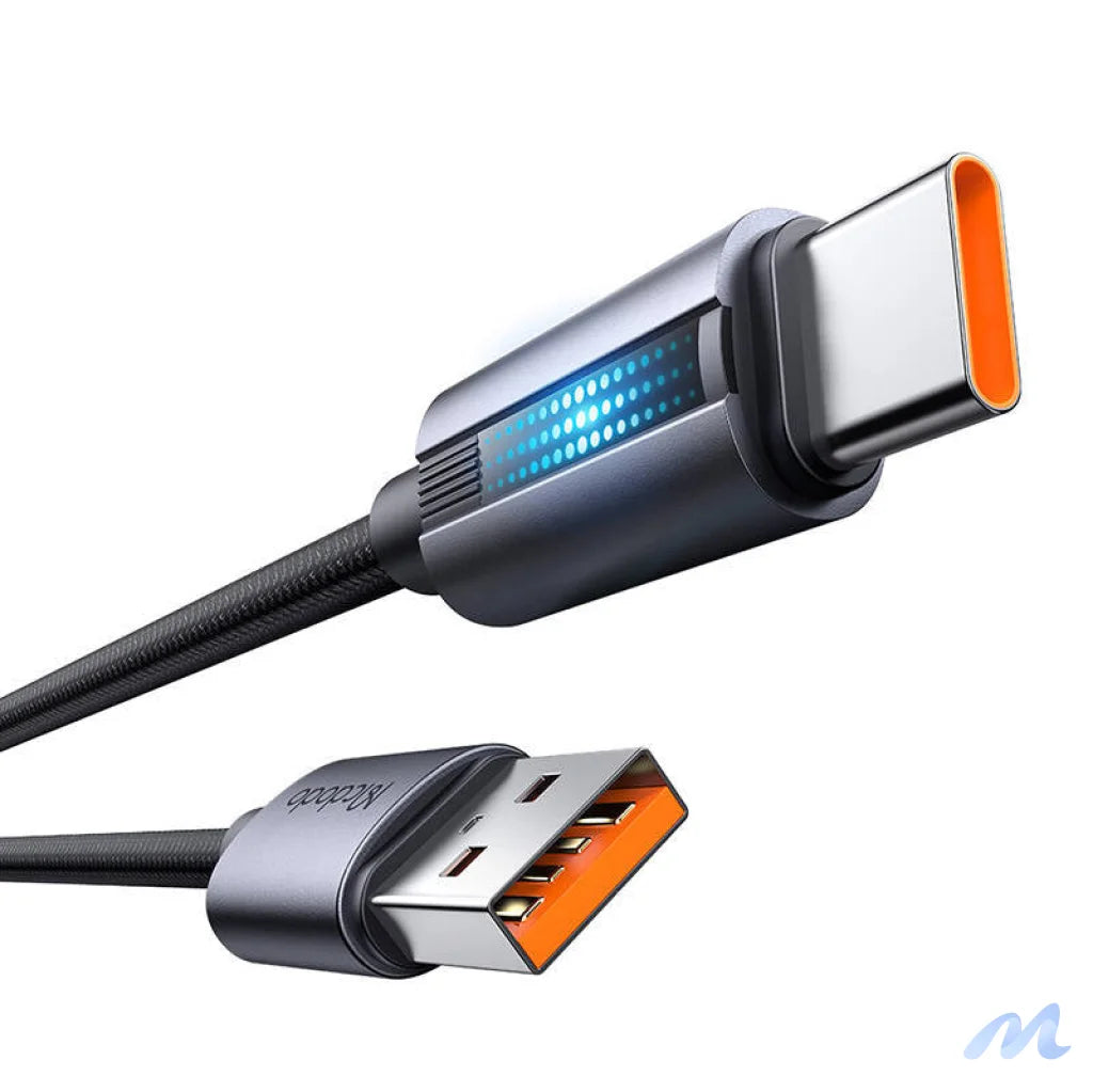 Mcdodo CA-5180 USB-A to USB-C cable, 1.2m (black)