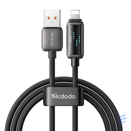 Mcdodo CA 5250 USB A to Lightning cable LED display 1.2m USB to Lightning