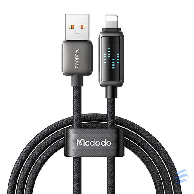 Mcdodo CA 5250 USB A to Lightning cable LED display 1.2m USB to Lightning
