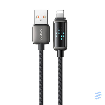 Mcdodo CA 5250 USB A to Lightning cable LED display 1.2m USB to Lightning