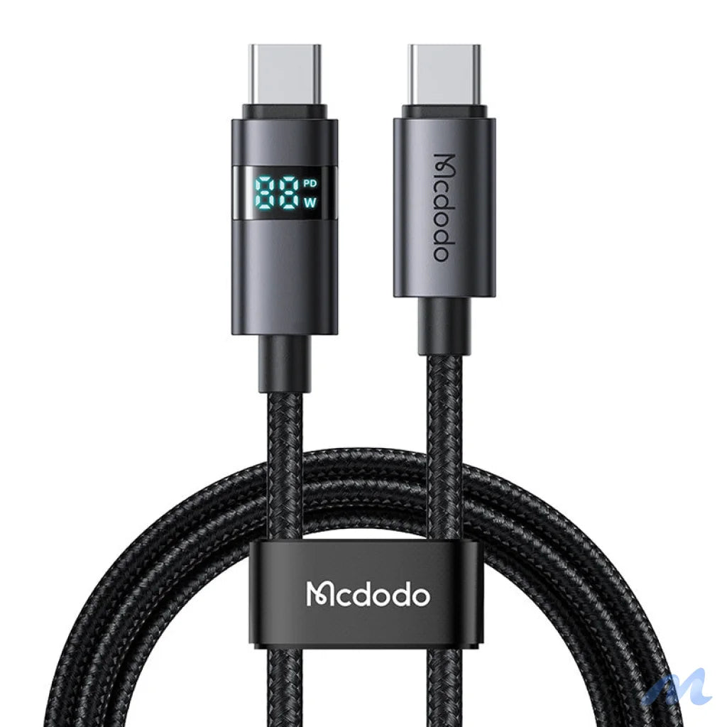 Mcdodo CA-5610 USB-C to USB-C cable, 100W, LED display, 1.2m