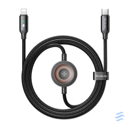 Mcdodo CA 5680 2 in 1 USB C to Lightning cable + Apple Watch charger 36W 1.5m Combo Cables