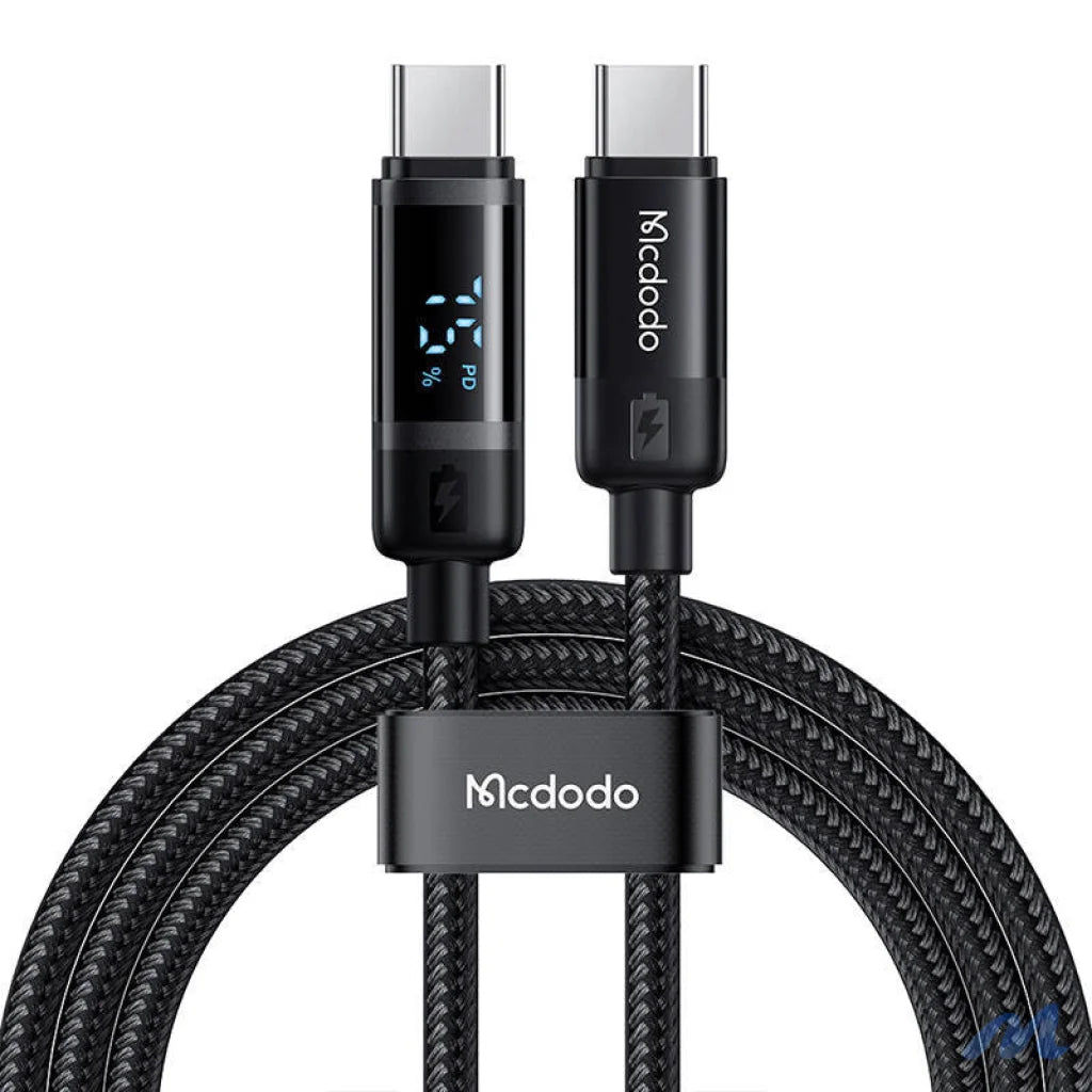 Mcdodo CA-5780 USB-C to USB-C 60W data cable 1.2m (black)