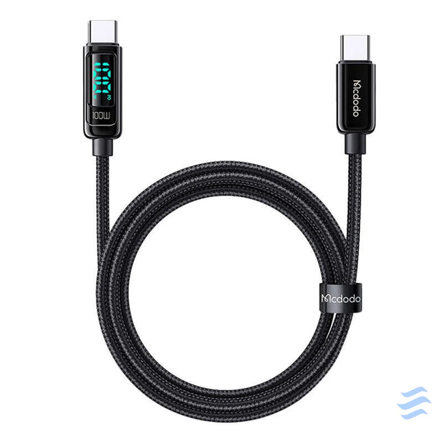 Mcdodo CA 8820 100W USB C to USB C cable 1.2m (black) USB C to USB C