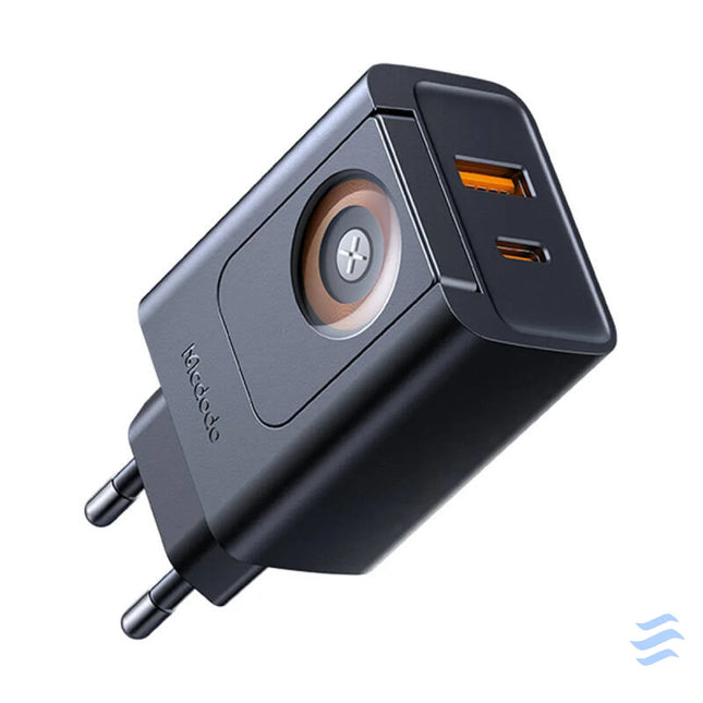 McDodo CH 3700 30W 2 in 1 USB C + A Charger black mains chargers