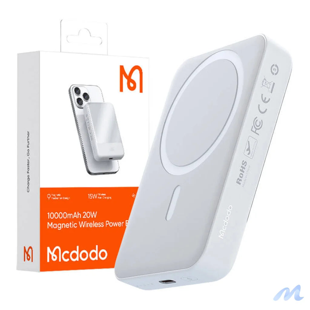 Mcdodo MC-4260 Magnetic Power Bank 10000mAh, 20W (white)