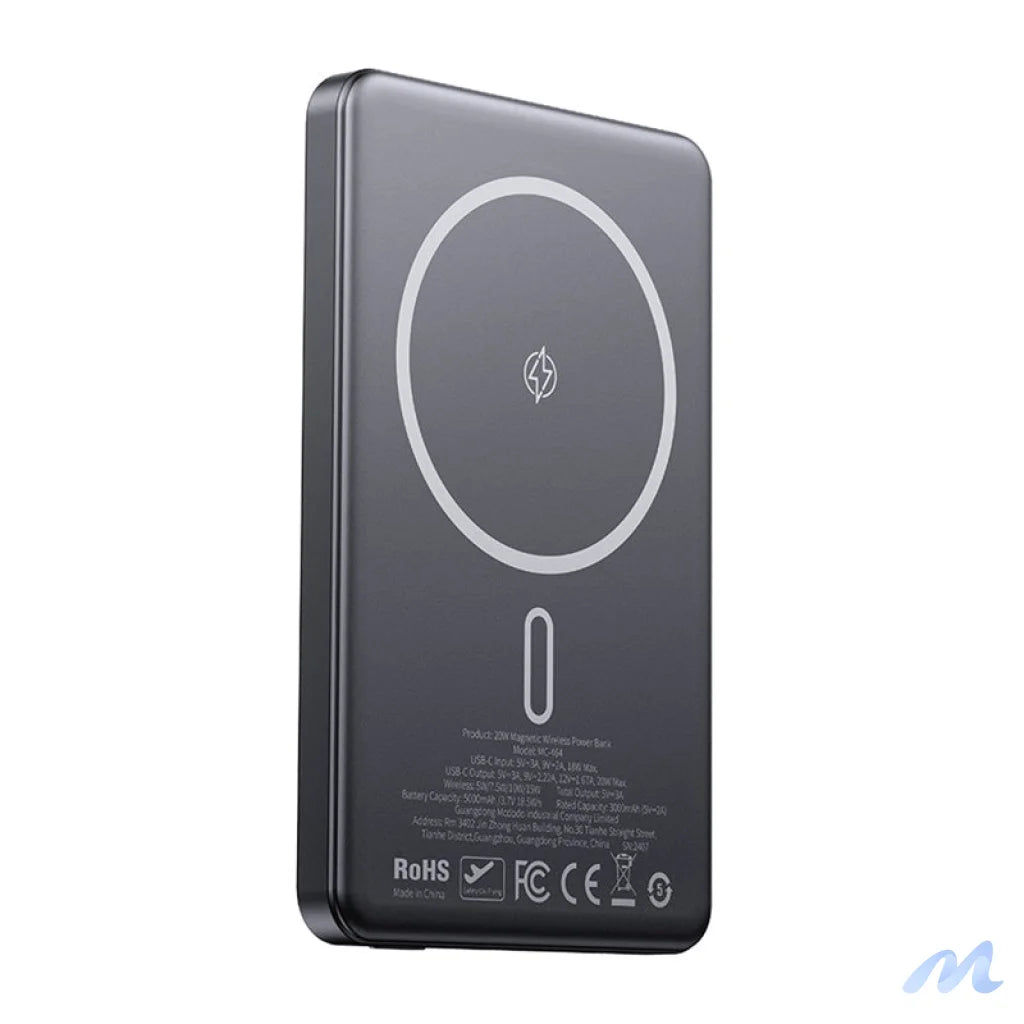 Mcdodo MC-4641 Ultra-Thin 5000mAh 1C Magnetic Powerbank, Wireless (Gold)