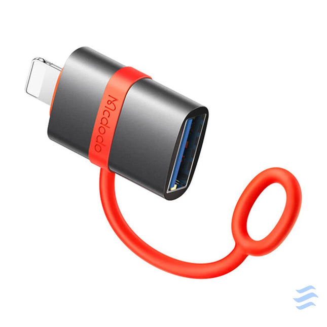 McDodo OT 3810 USB A to Lightning Adapter (black) Adapters connectors and converters