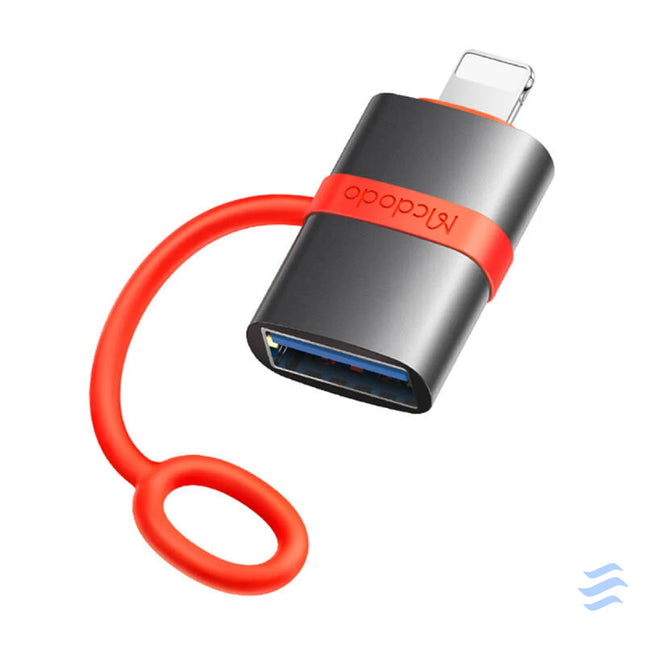 McDodo OT 3810 USB A to Lightning Adapter (black) Adapters connectors and converters