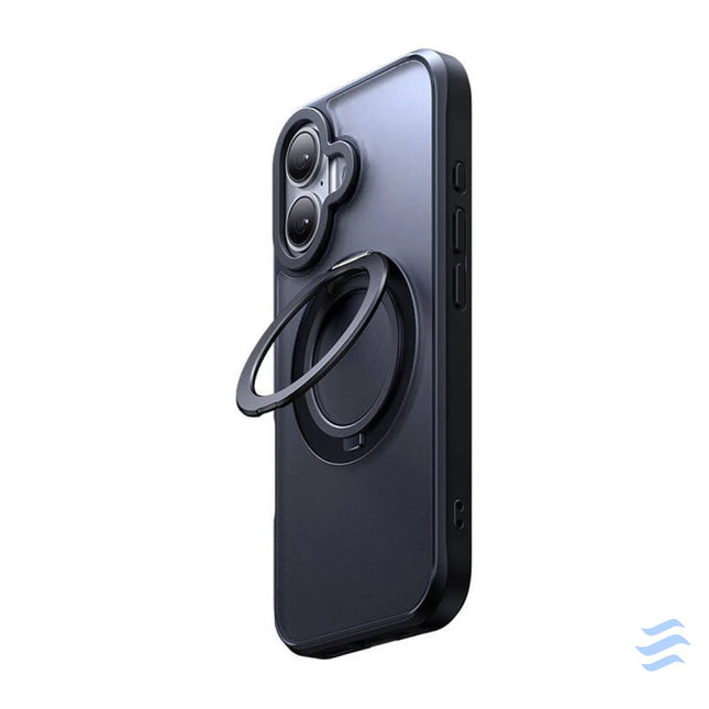 McDodo PC 4930 MagSafe case for iPhone 16 with stand (black) Protective cases for smartphones