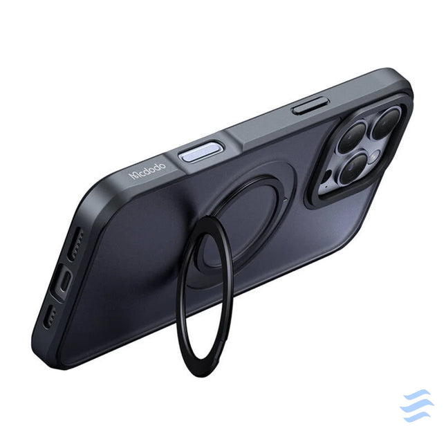 McDodo PC 4933 MagSafe case for iPhone 16 Pro Max with stand (black) Protective cases for smartphones
