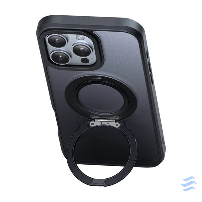 McDodo PC 4933 MagSafe case for iPhone 16 Pro Max with stand (black) Protective cases for smartphones