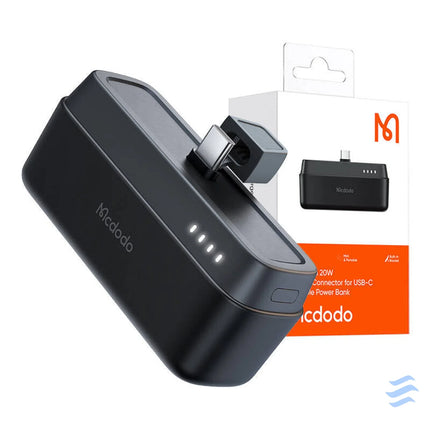 Mcdodo Power Bank MC 6301 20W 5000mAh to USB C (black) Powerbanks
