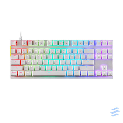 Mechanical gaming keyboard Motospeed K82 RGB (white) Wired