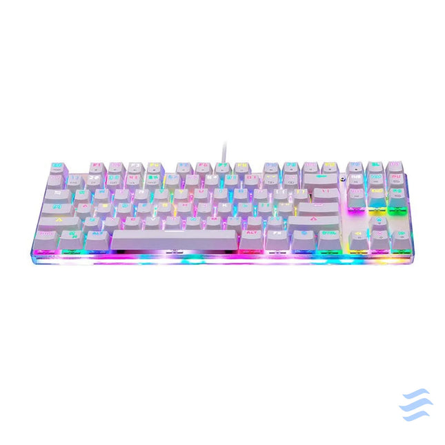 Mechanical gaming keyboard Motospeed K87S RGB (white) Wired