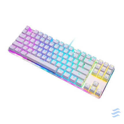 Mechanical gaming keyboard Motospeed K87S RGB (white) Wired