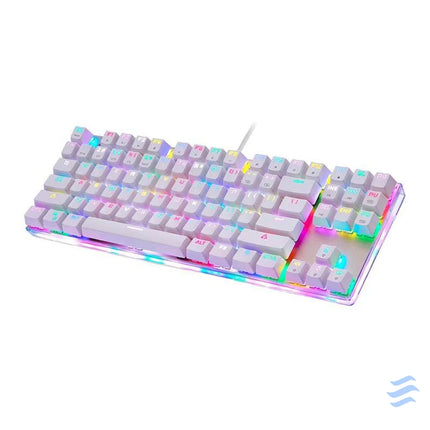 Mechanical gaming keyboard Motospeed K87S RGB (white) Wired