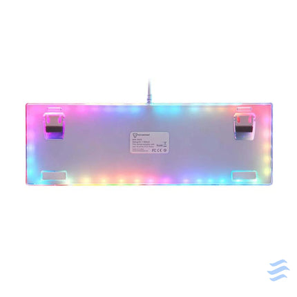 Mechanical gaming keyboard Motospeed K87S RGB (white) Wired