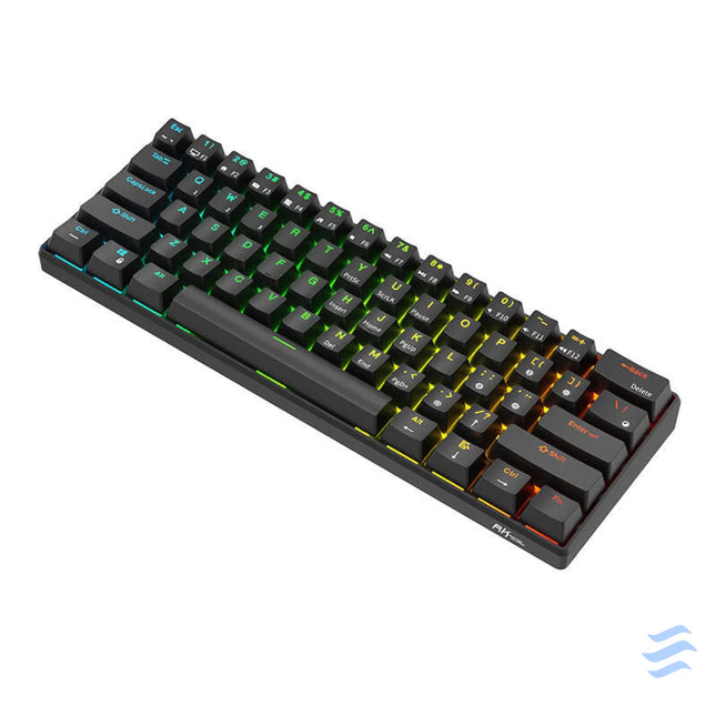 Mechanical keyboard Royal Kludge RK61 RGB brown switch (black) Wired