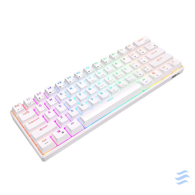 Mechanical keyboard Royal Kludge RK61 RGB red switch (white) Wired