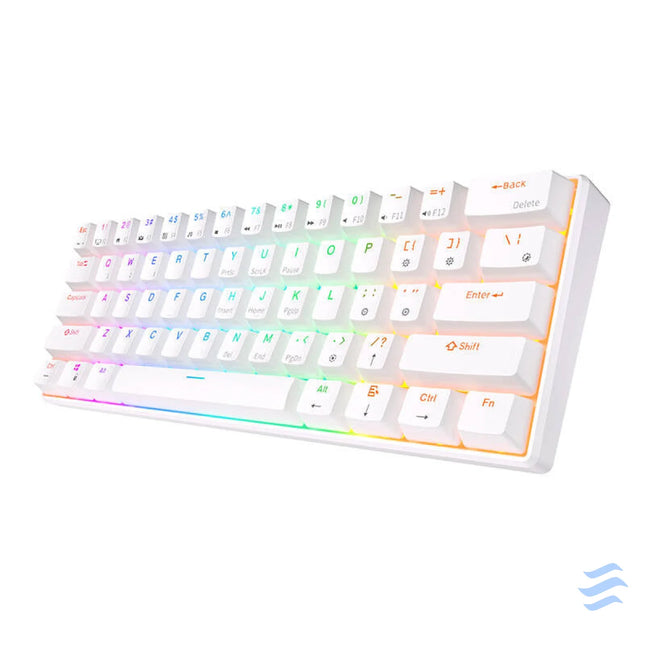 Mechanical keyboard Royal Kludge RK61 RGB red switch (white) Wired