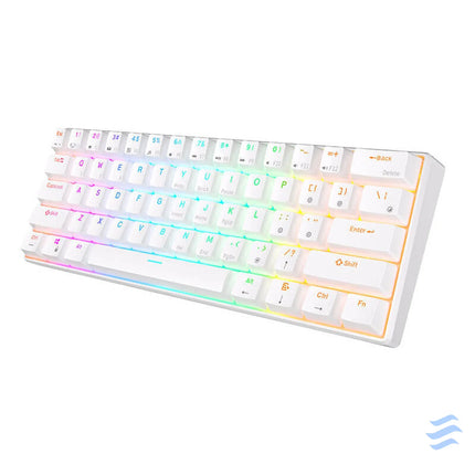 Mechanical keyboard Royal Kludge RK61 RGB red switch (white) Wired
