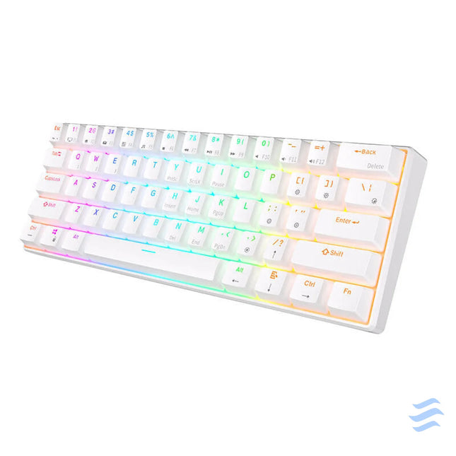 Mechanical keyboard Royal Kludge RK61 RGB red switch (white) Wired