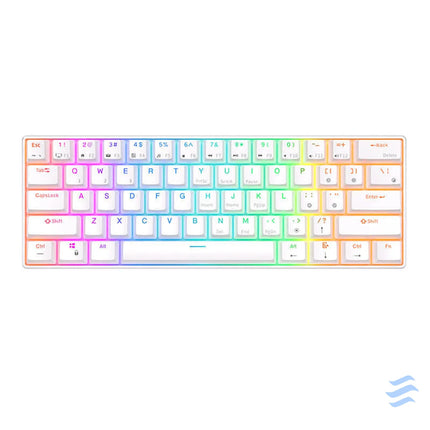Mechanical keyboard Royal Kludge RK61 RGB red switch (white) Wired