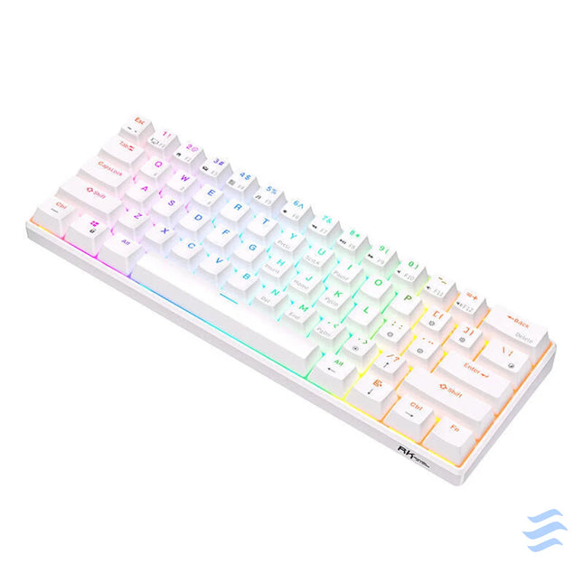 Mechanical keyboard Royal Kludge RK61 RGB red switch (white) Wired