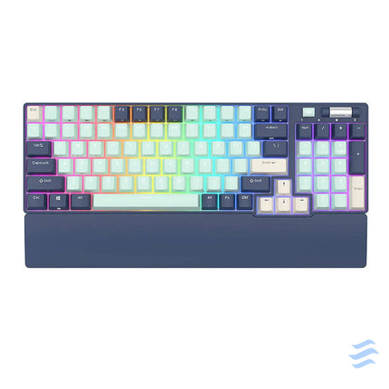 Mechanical keyboard Royal Kludge RK96 RGB brown switch (blue) Wired