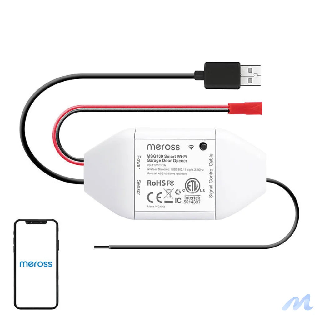 Meross MSG100HK smart garage door switch (HomeKit)