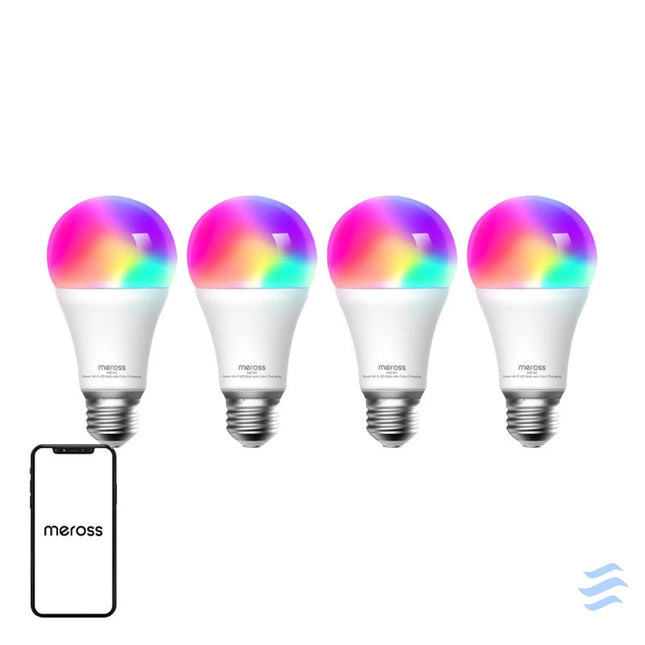 Meross MSL120 WiFi Smart LED Light Bulb (HomeKit) (four pack) LED bulbs