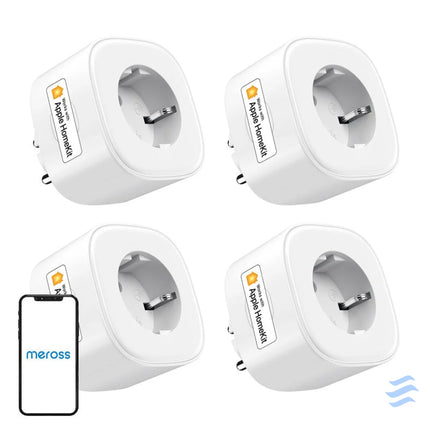 Meross MSS210HKQUA EU (HomeKIt) smart socket (four pack) Power plugs